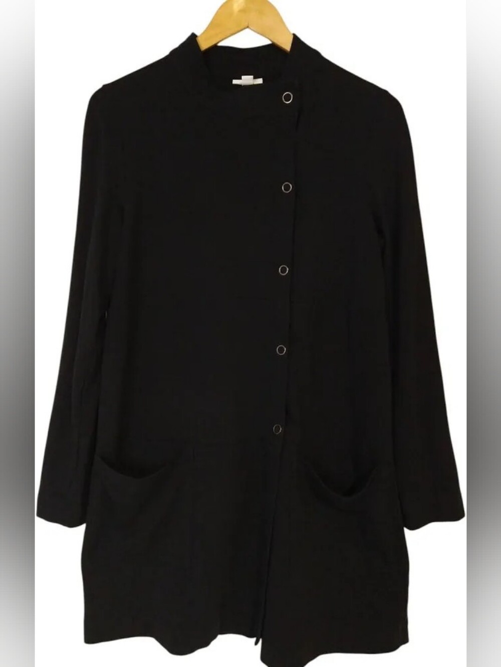 J.Jill Classic Black Longline Cardigan Sweater
